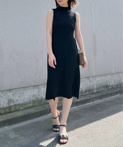 Back ribbon shirring mini onepiece(eme10705)（ワンピース）｜M me