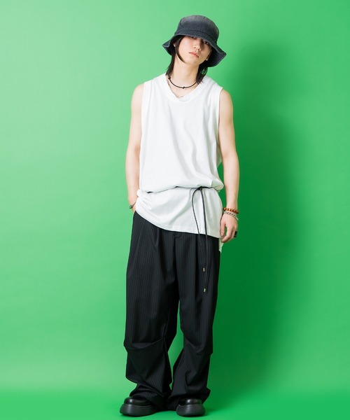 an meets zakka(アンミツザッカ)の「an meets zakka 合成皮革ロングコードベルト(ベルト・レディース・ブラック/ホワイト/ブラウン/キャメル/モカ・ONESIZE)」の10枚目の写真