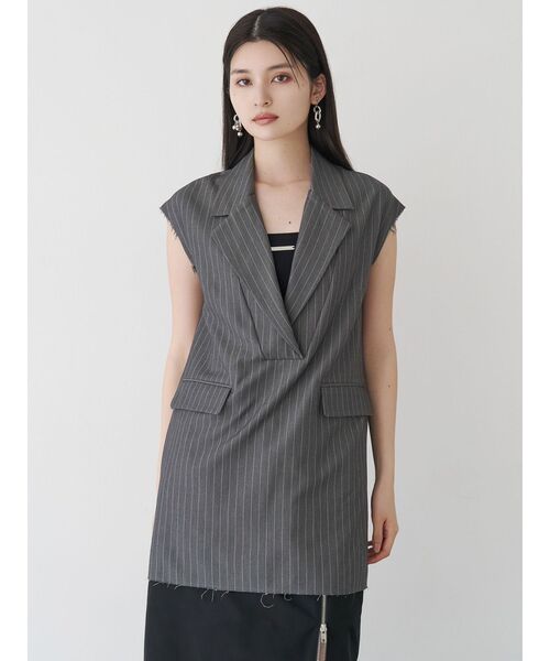 MURUA（ムルーア）の「2wayカットオフミニワンピース（ワンピース・レディース・ブラック/グレー/ブラウン・FREE）」の12枚目の写真