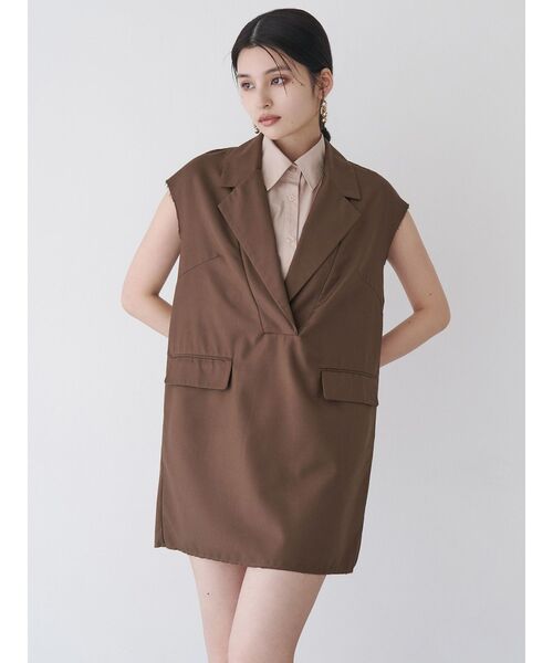 MURUA（ムルーア）の「2wayカットオフミニワンピース（ワンピース・レディース・ブラック/グレー/ブラウン・FREE）」の21枚目の写真