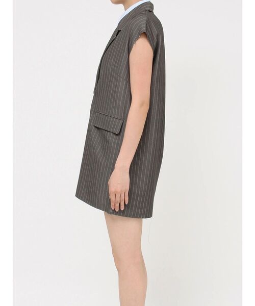 MURUA（ムルーア）の「2wayカットオフミニワンピース（ワンピース・レディース・ブラック/グレー/ブラウン・FREE）」の7枚目の写真