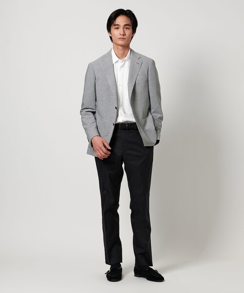 UNITED ARROWS(ユナイテッドアローズ)の「ロイヤルオックス セミワイドカラーシャツ COMFORT EASY-MODEL -抗菌防臭-(ビジネスシャツ・メンズ・ホワイト/ライトブルー/ライトグレー・L/XL/M/S)」の13枚目の写真