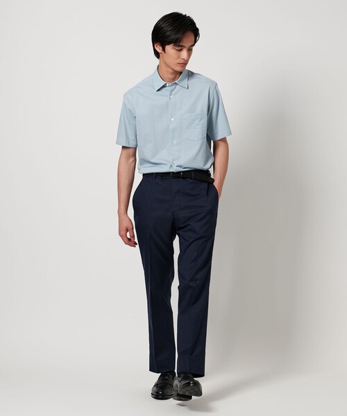 UNITED ARROWS(ユナイテッドアローズ)の「ロイヤルオックス セミワイドカラーシャツ COMFORT EASY-MODEL -抗菌防臭-(ビジネスシャツ・メンズ・ホワイト/ライトブルー/ライトグレー・L/XL/M/S)」の14枚目の写真