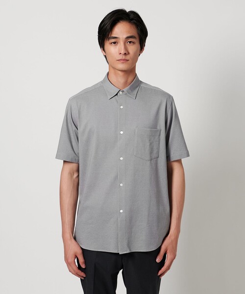 UNITED ARROWS(ユナイテッドアローズ)の「ロイヤルオックス セミワイドカラーシャツ COMFORT EASY-MODEL -抗菌防臭-(ビジネスシャツ・メンズ・ホワイト/ライトブルー/ライトグレー・L/XL/M/S)」の15枚目の写真