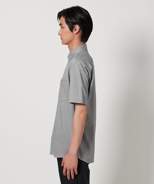 UNITED ARROWS(ユナイテッドアローズ)の「ロイヤルオックス セミワイドカラーシャツ COMFORT EASY-MODEL -抗菌防臭-(ビジネスシャツ・メンズ・ホワイト/ライトブルー/ライトグレー・L/XL/M/S)」の17枚目の写真