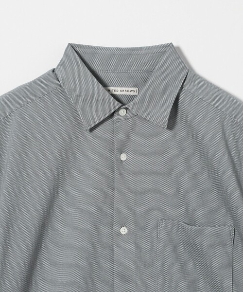 UNITED ARROWS(ユナイテッドアローズ)の「ロイヤルオックス セミワイドカラーシャツ COMFORT EASY-MODEL -抗菌防臭-(ビジネスシャツ・メンズ・ホワイト/ライトブルー/ライトグレー・L/XL/M/S)」の8枚目の写真