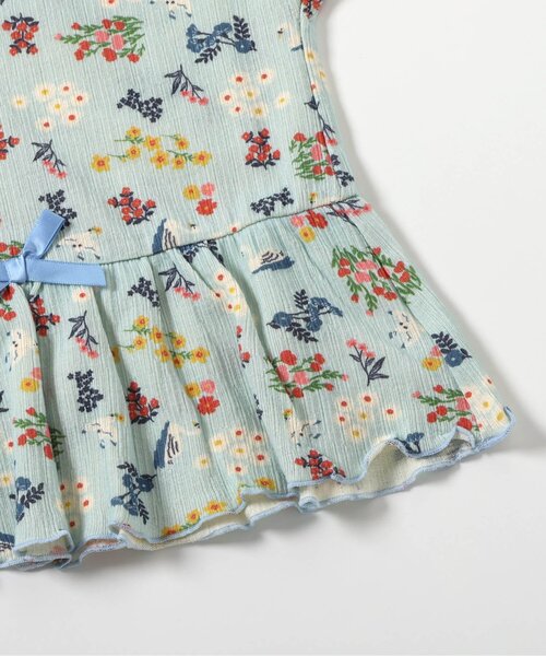 再出品♥︎花柄ウェア セール】【WEB限定/ジュニア対応】花柄ひんやりかぶり 半袖