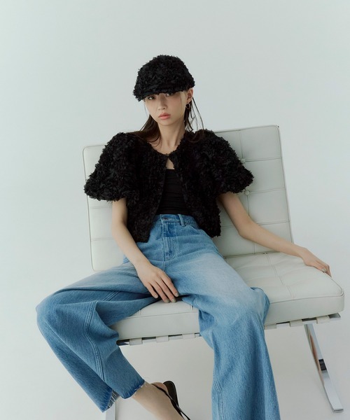 EIMY ISTOIRE（エイミーイストワール）の「ワイドデニム（デニムパンツ・レディース・ホワイト/ブルー系その他・24inch/25inch）」の16枚目の写真