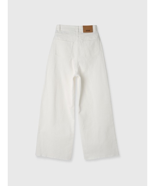 EIMY ISTOIRE（エイミーイストワール）の「ワイドデニム（デニムパンツ・レディース・ホワイト/ブルー系その他・24inch/25inch）」の19枚目の写真