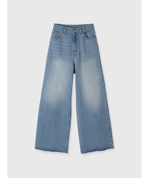 EIMY ISTOIRE（エイミーイストワール）の「ワイドデニム（デニムパンツ・レディース・ホワイト/ブルー系その他・24inch/25inch）」の22枚目の写真