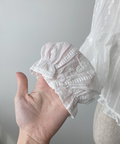 SOLLON.（ソルロン）の「fancy frill cardigan（シャツ/ブラウス・レディース・ホワイト・FREE）」の16枚目の写真