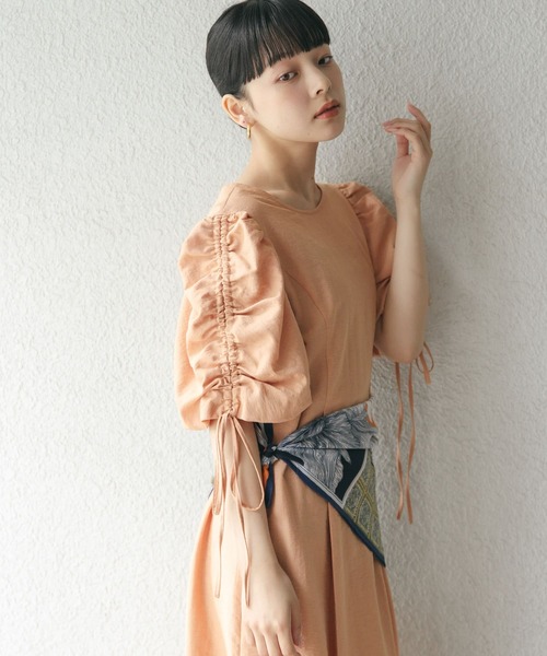 セール】『2サイズ展開』ドロストスリーブワンピース