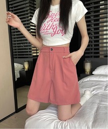 イギリス 脚長美脚イージーショートパンツプレゼント♡大人モーヴピンク イギリス 脚長美脚イージーショートパンツプレゼント♡大人