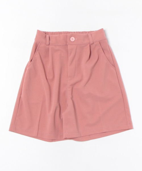 WEGO(ウィゴー)の「WEGO/シンプルタック膝上ハーフパンツ(その他パンツ・レディース・ブラック/グレー/ピンク・MEDIUM/SMALL)」の7枚目の写真