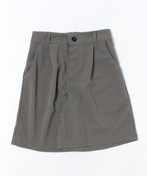 WEGO(ウィゴー)の「WEGO/シンプルタック膝上ハーフパンツ(その他パンツ・レディース・ブラック/グレー/ピンク・MEDIUM/SMALL)」の6枚目の写真