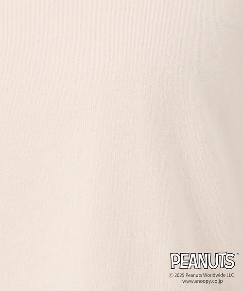 MISCH MASCH(ミッシュマッシュ)の「PEANUTSデザインバックプリントTシャツ(Tシャツ/カットソー・レディース・ホワイト/ピンク/ベージュ・フリ-)」の10枚目の写真