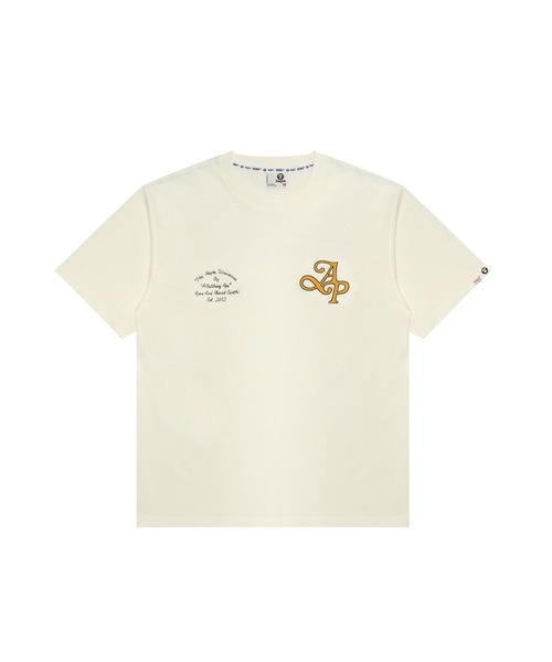 AAPE BY A BATHING APE(エーエイプバイアベイシングエイプ)の「AAPE THEME MAIN TEE(Tシャツ/カットソー・メンズ・アイボリー/ブラック・SMALL/MEDIUM/LARGE/X-LARGE/XX-LARGE)」の3枚目の写真