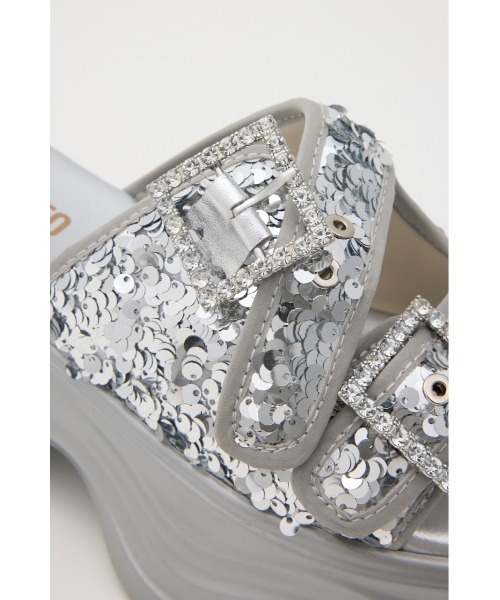 STACCATO(スタッカート)の「ダズリングボリュームサンダル(サンダル・レディース・シルバー/ブラック・22.5cm/23.0cm/23.5cm/24.0cm/24.5cm)」の10枚目の写真