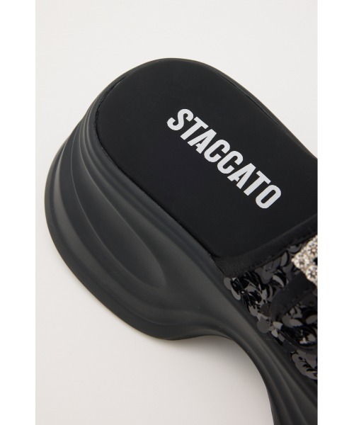 STACCATO(スタッカート)の「ダズリングボリュームサンダル(サンダル・レディース・シルバー/ブラック・22.5cm/23.0cm/23.5cm/24.0cm/24.5cm)」の15枚目の写真