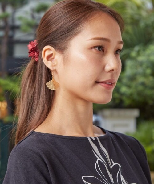 Maunaloa(マウナロア)の「【Maunaloa】レフアピアス(ピアス(両耳用)・レディース・シルバー/ゴールド・FREE)」の5枚目の写真