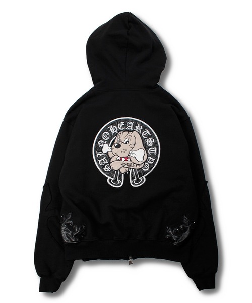 GALFY（ガルフィー）の「【GALFY/ガルフィー】百合の紋紋パーカー（パーカー・メンズ・ブラック/ベージュ/オフホワイト・XL/L/FREE）」の5枚目の写真