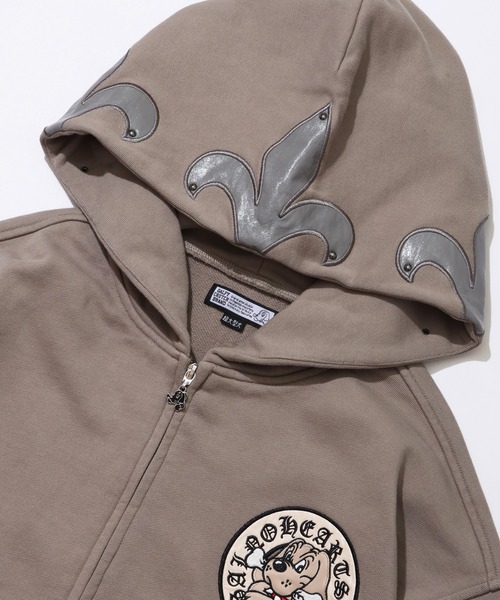 GALFY（ガルフィー）の「【GALFY/ガルフィー】百合の紋紋パーカー（パーカー・メンズ・ブラック/ベージュ/オフホワイト・XL/L/FREE）」の21枚目の写真