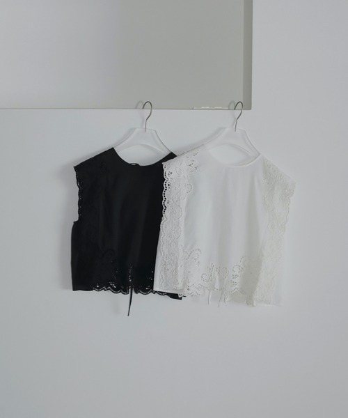 今日のみ値下げ アンヌーク★未使用★Cutwork Box Blouse ànuke online store（アンヌーク） / Cutwork Box BlouseCutwork
