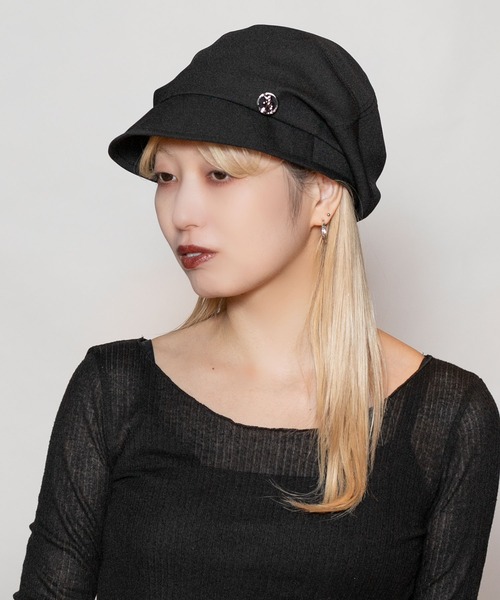 CA4LA(カシラ)の「CASE CANAPA(キャスケット・レディース・ホワイト/ブラック/チャコールグレー・ONESIZE)」の3枚目の写真