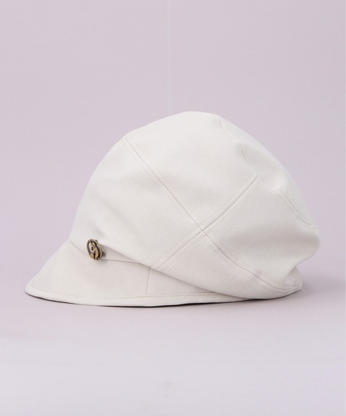 CA4LA(カシラ)の「CASE CANAPA(キャスケット・レディース・ホワイト/ブラック/チャコールグレー・ONESIZE)」の8枚目の写真