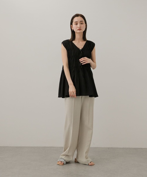 SENSE OF PLACE by URBAN RESEARCH（センスオブプレイスバイアーバンリサーチ）の「2WAYチュニックブラウス（シャツ/ブラウス・レディース・アイボリー/ライトブルー/ブラック・ONE）」の11枚目の写真