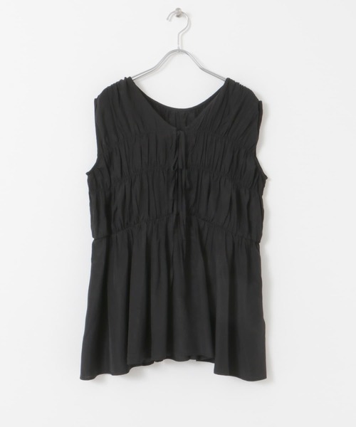 SENSE OF PLACE by URBAN RESEARCH（センスオブプレイスバイアーバンリサーチ）の「2WAYチュニックブラウス（シャツ/ブラウス・レディース・アイボリー/ライトブルー/ブラック・ONE）」の18枚目の写真