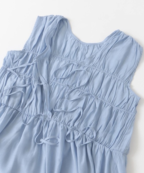 SENSE OF PLACE by URBAN RESEARCH（センスオブプレイスバイアーバンリサーチ）の「2WAYチュニックブラウス（シャツ/ブラウス・レディース・アイボリー/ライトブルー/ブラック・ONE）」の20枚目の写真