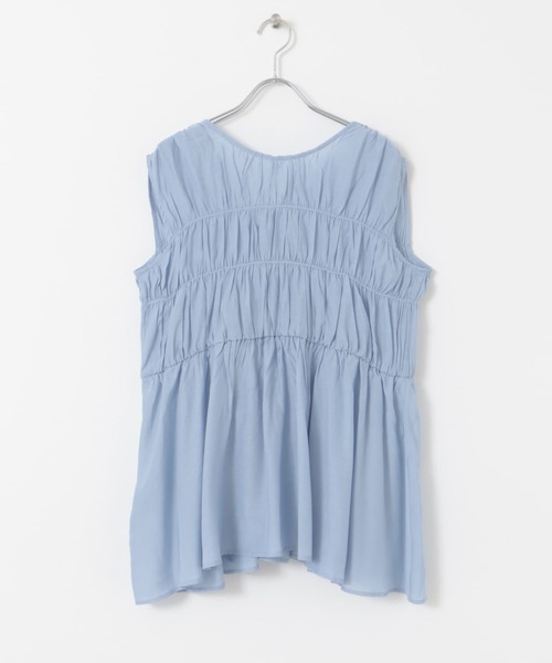 SENSE OF PLACE by URBAN RESEARCH（センスオブプレイスバイアーバンリサーチ）の「2WAYチュニックブラウス（シャツ/ブラウス・レディース・アイボリー/ライトブルー/ブラック・ONE）」の21枚目の写真