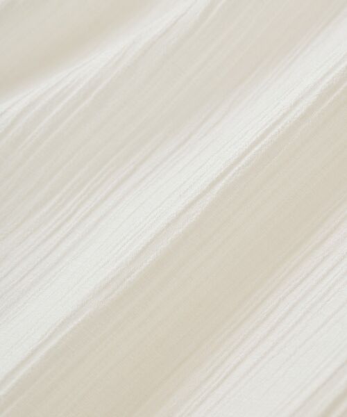 Green　Parks（グリーンパークス）の「半袖シアーシャツワンピース（シャツワンピース・レディース・オレンジ/ブルー/オフホワイト/ブラック・FREE）」の9枚目の写真