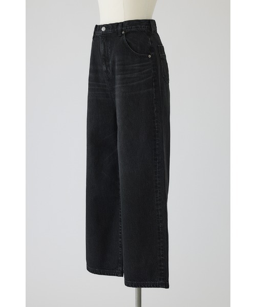パンツ RIM.ARK Middle straight black denim 38 RIM.ARK | 【RESTOCKPRE ORDER】Middle straight black denim