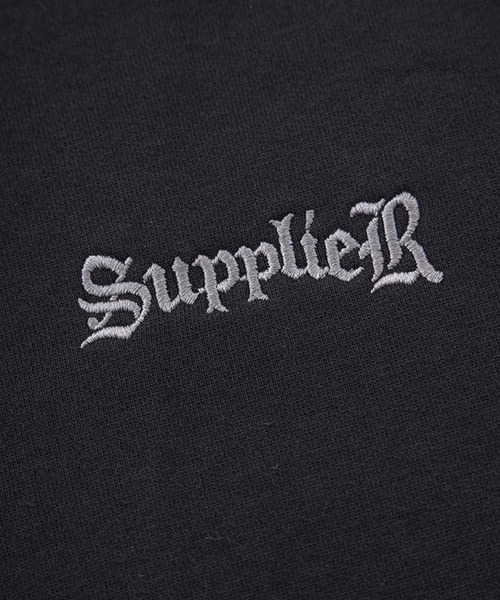 SUPPLIER(サプライヤー)の「SUPPLIER/サプライヤー Chrome Cross Zip Hoodie フーディー(パーカー・メンズ・グレー/ブラック・XL/S/M/L)」の13枚目の写真
