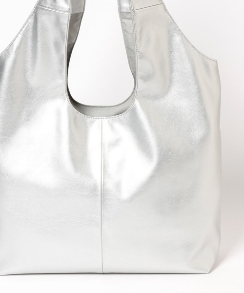 GLOBAL WORK（グローバルワーク）の「スペ軽ラクトート/459967（トートバッグ・レディース・シルバー/イエロー/アイボリー/ブラック・ONE SIZE）」の10枚目の写真