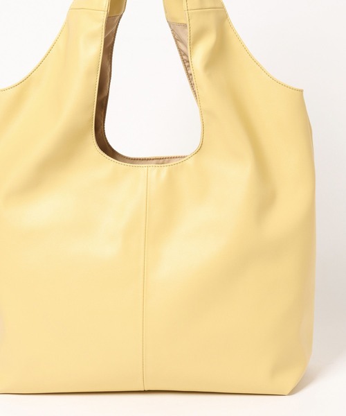 GLOBAL WORK（グローバルワーク）の「スペ軽ラクトート/459967（トートバッグ・レディース・シルバー/イエロー/アイボリー/ブラック・ONE SIZE）」の9枚目の写真