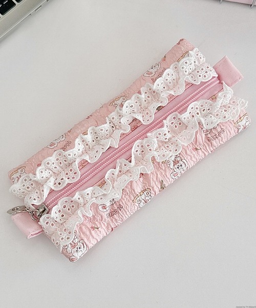 VIBGYOR（ヴィブジョー）の「Liaa/花柄 アニマル柄 レースペンケース A18651（ポーチ・レディース・その他4/その他6/その他9/その他7/その他5/その他3/その他2/その他1/その他10/その他8・FREE）」の10枚目の写真