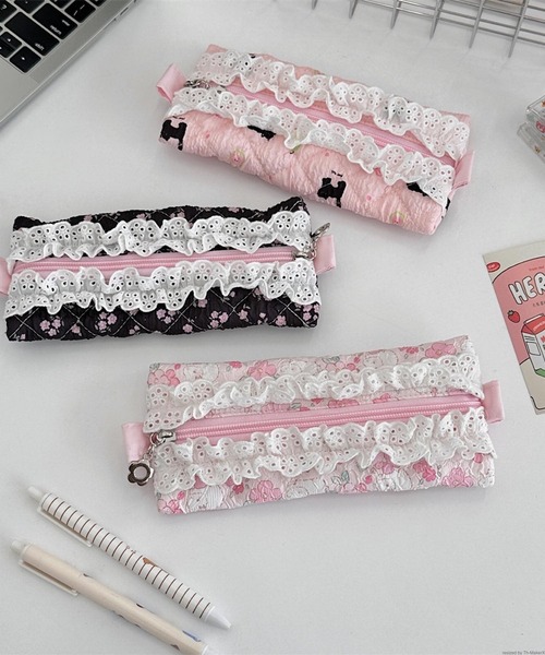 VIBGYOR（ヴィブジョー）の「Liaa/花柄 アニマル柄 レースペンケース A18651（ポーチ・レディース・その他4/その他6/その他9/その他7/その他5/その他3/その他2/その他1/その他10/その他8・FREE）」の17枚目の写真