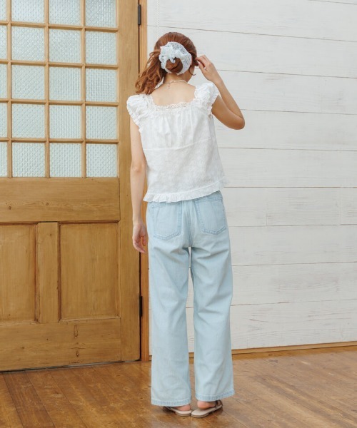 flower（フラワー）の「ビッグフラワーシュシュ（シュシュ・レディース・イエロー/パープル・FREE）」の6枚目の写真