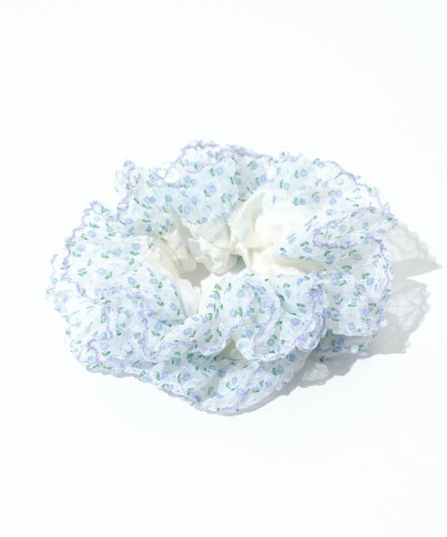 flower（フラワー）の「ビッグフラワーシュシュ（シュシュ・レディース・イエロー/パープル・FREE）」の9枚目の写真