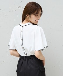 Andemiu | 2WAYラッフルブラウス574992(シャツ/ブラウス)