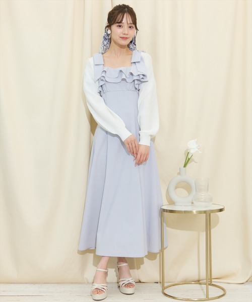 WILLSELECTION（ウィルセレクション）の「ショート丈柄編みボレロ（カーディガン/ボレロ・レディース・オフホワイト/ピンク/レッド/ブラック・FREE）」の7枚目の写真