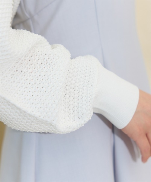 WILLSELECTION（ウィルセレクション）の「ショート丈柄編みボレロ（カーディガン/ボレロ・レディース・オフホワイト/ピンク/レッド/ブラック・FREE）」の16枚目の写真