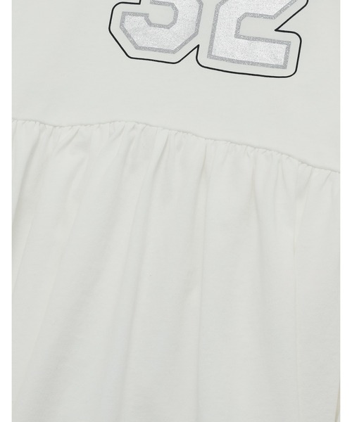 Little sunny bite（リトルサニーバイト）の「▼little sunny bite▼numbering dress（ワンピース・レディース・ホワイト/ブラック×グリーン・MEDIUM/SMALL）」の8枚目の写真