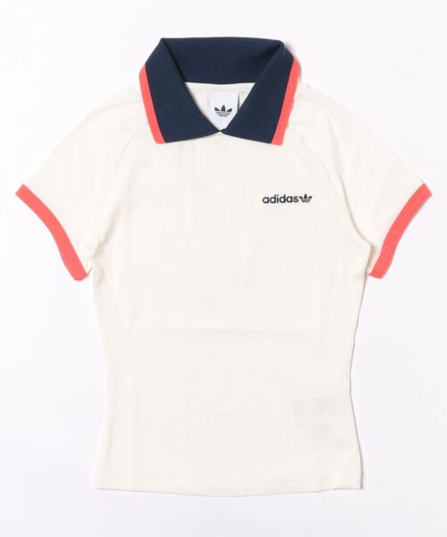 tシャツ ADIDAS ウェア アディダス W SHORT POLO(SPORTS) ショートスリーブ JY3515 OFFWHITE レディース ADIDAS ウェア アディダス W SHORT POLO(SPORTS) ショート