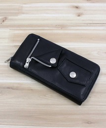schott(Vbg)LEATHER RIDERS ZIP WALLET(z)