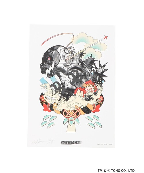 セール】GODZILLA THE ART / Nori Okawa Tee ポスター（ポスター