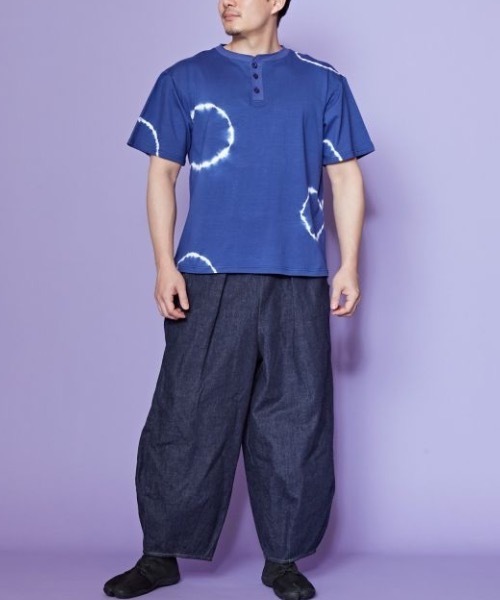 カヤ(カヤ)の「【カヤ】爽涼メンズTシャツ(Tシャツ/カットソー・メンズ・ダークグレー/ネイビー/ダークネイビー・FREE)」の6枚目の写真